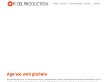 Tablet Screenshot of pixel-production.com